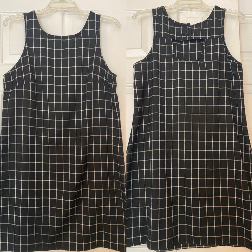 SHEIN Black and White Dress Size L